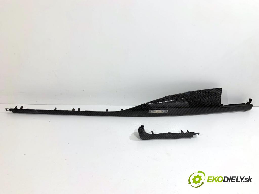 AUDI A7 4G liftback 2015 412 kW RS7 quattro 3993 lišty kryt prístrojovky CARBON: 4G8853190EB 4G8853189BM