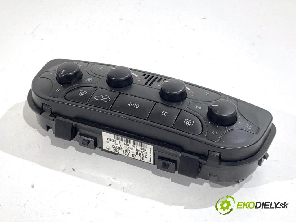 MERCEDES-BENZ CL203 coupe 2004 105 kW C 220 CDI (203.706) 2148 Panel ovládania kúrenia 2038300785 (Prepínacie páčky pod volantom)