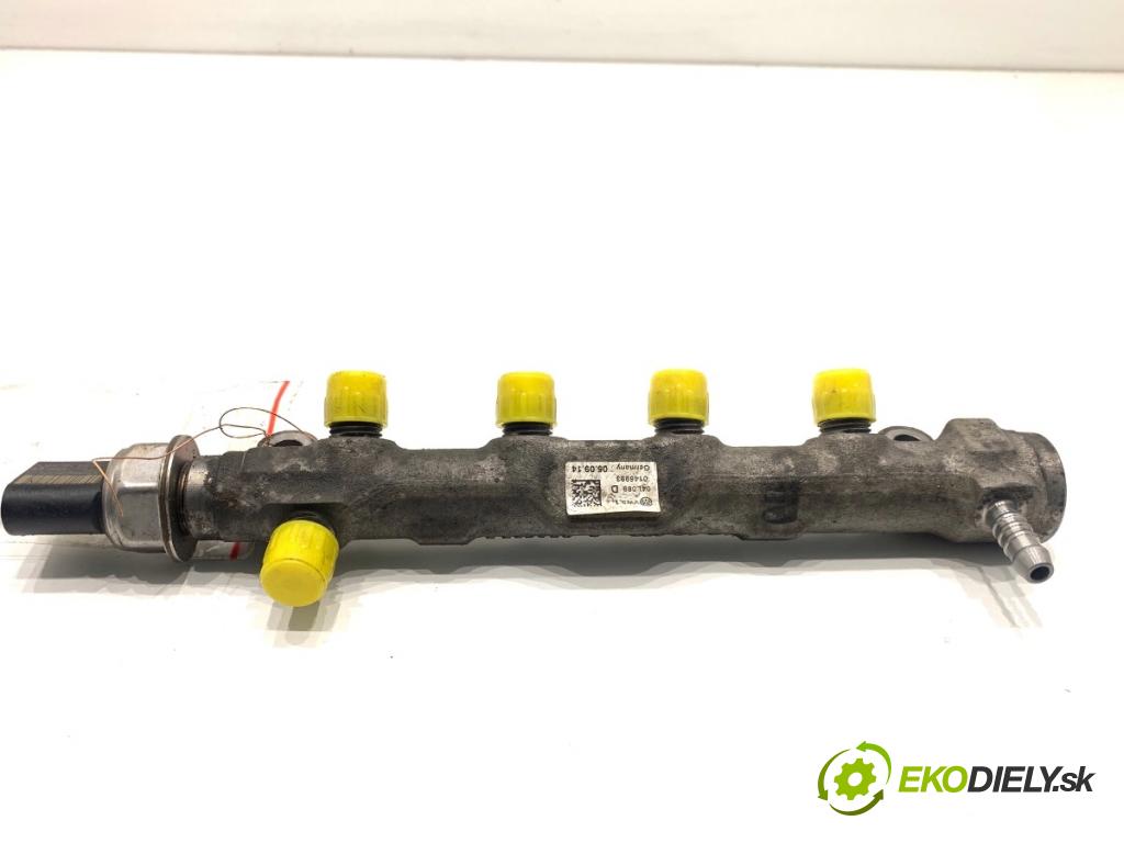 AUDI A3 8V liftback 2014 81 kW 1.6 TDI 1598 Lišta vstrekovacia 04L089D (Vstrekovacia lišta)