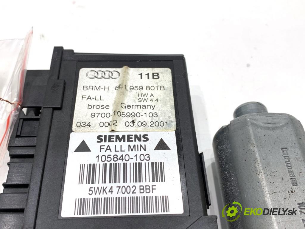 AUDI A4 B6 Kombi 2001 96 kW 1.9 TDI 1896 Motor sťahovania okna ľavy predný 8E1959801B