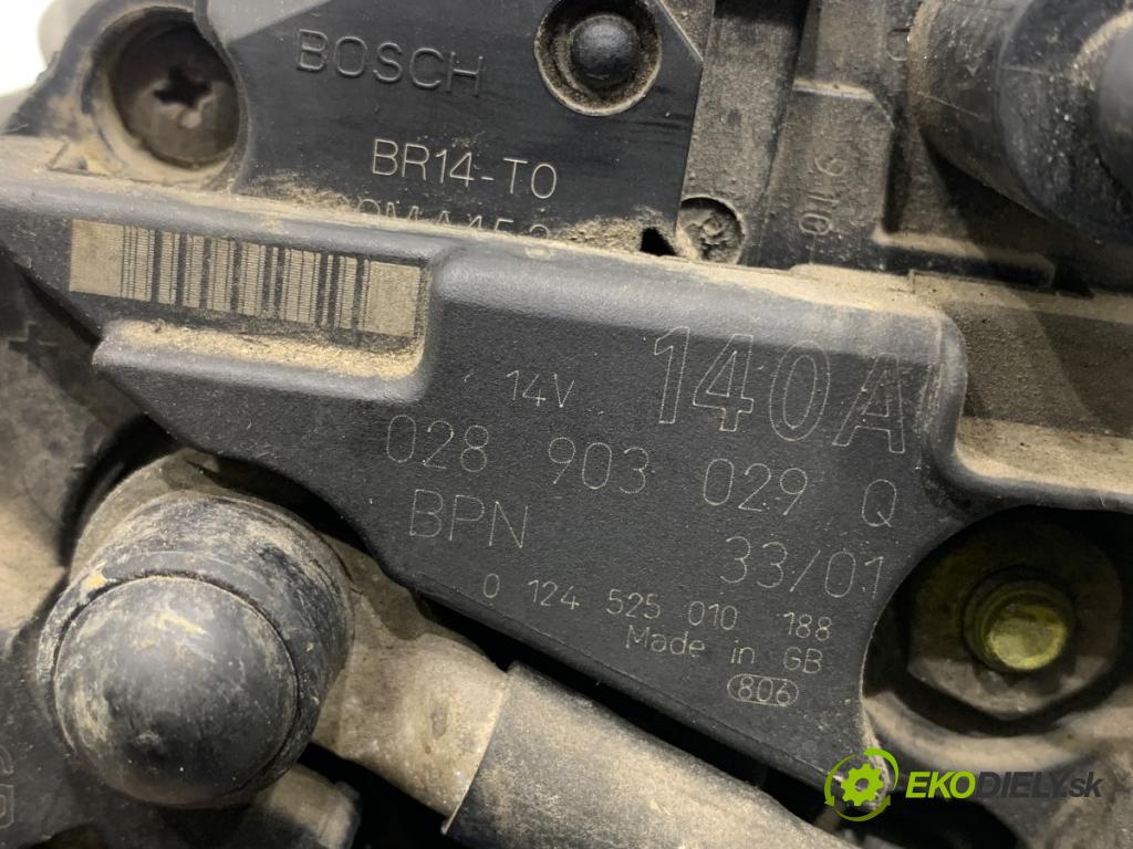 AUDI A4 B6 Kombi 2001 96 kW 1.9 TDI 1896 Alternátor 028903029Q (Alternátor)