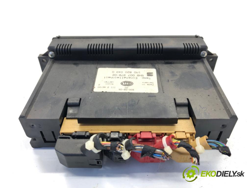 SEAT LEON I liftback 2000 132 kW 1.8 20V T 4 1781 Panel ovládania kúrenia 1M0820043D (Prepínacie páčky pod volantom)