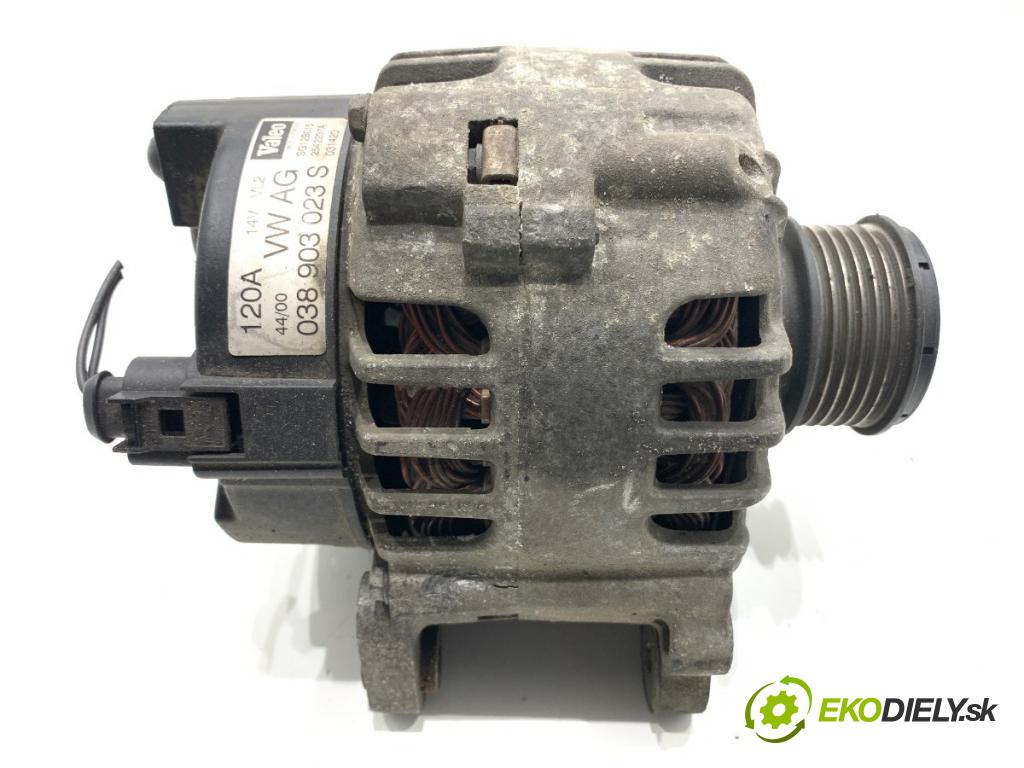 SEAT LEON I liftback 2000 132 kW 1.8 20V T 4 1781 Alternátor 038903023S (Alternátor)