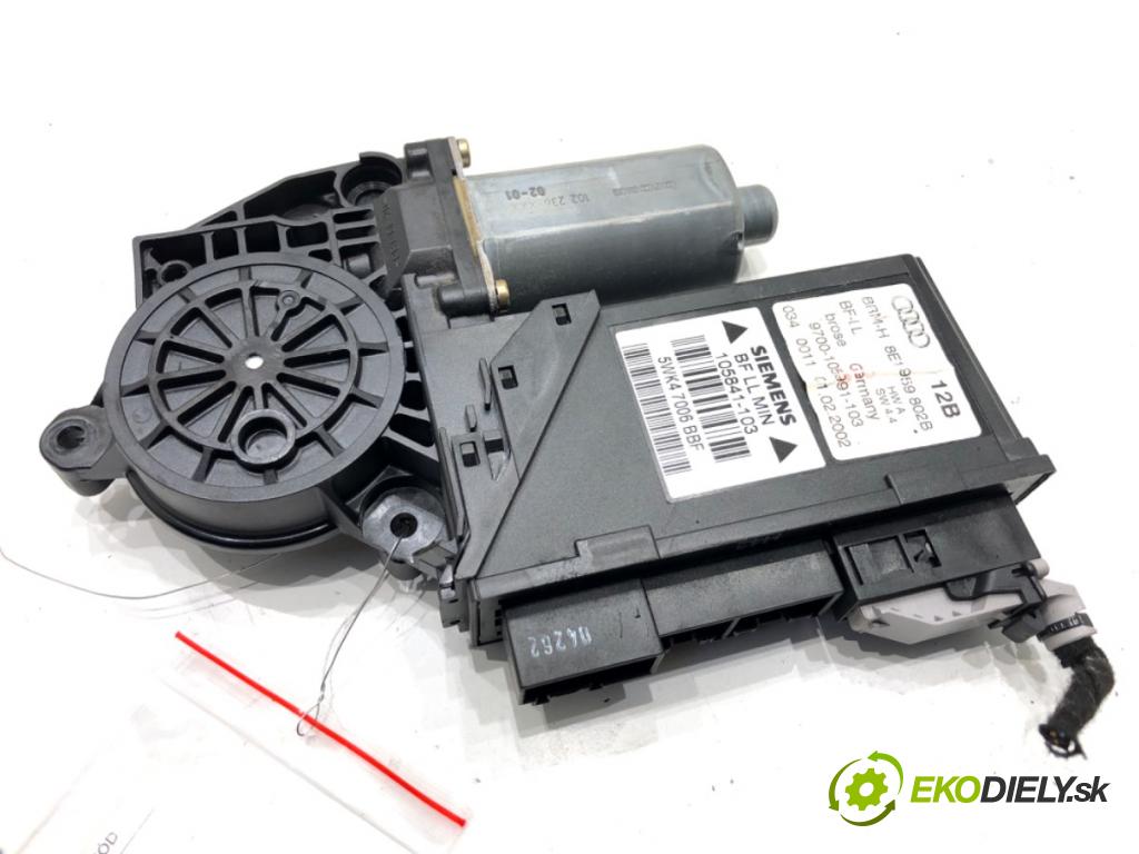 AUDI A4 B6 Kombi 2002 75 kW 1.6 1595 motor sťahovaní okna pravý přední část 8E1959802B