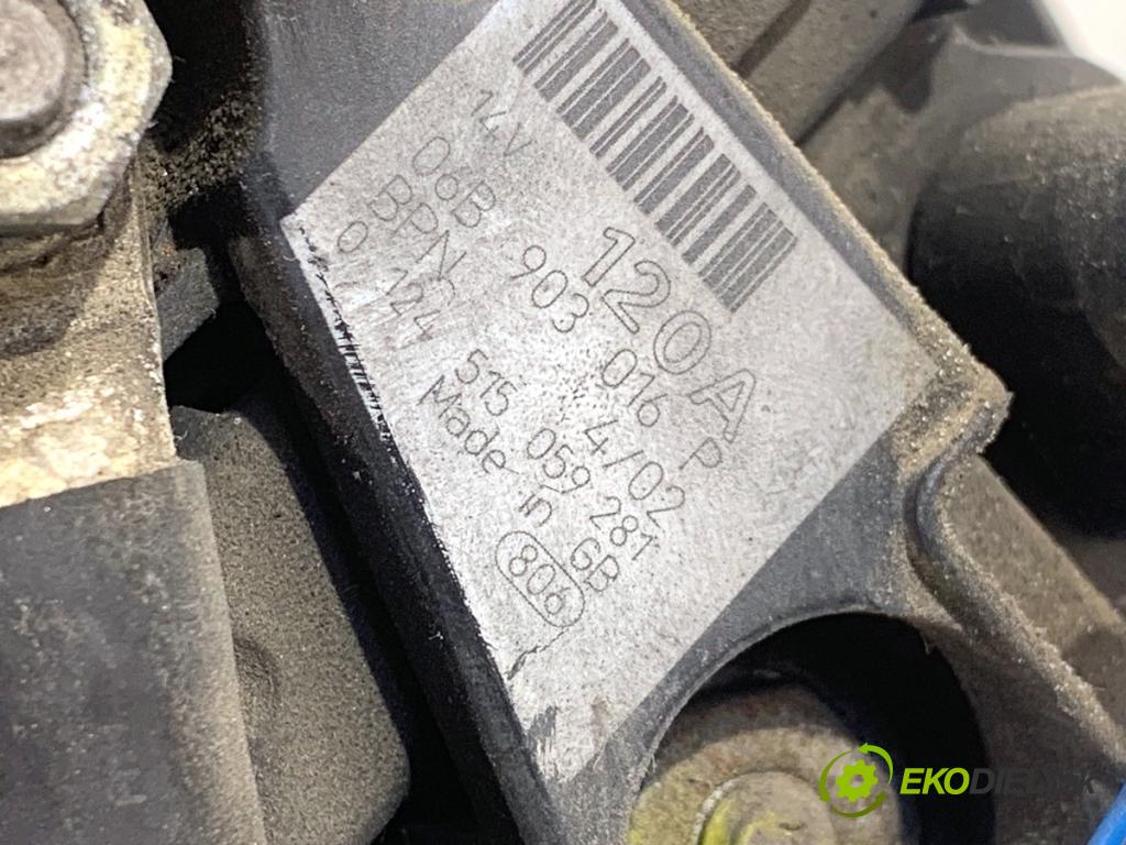 AUDI A4 B6 Kombi 2002 75 kW 1.6 1595 Alternátor 06B903016P (Alternátor)