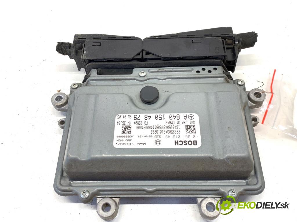 MERCEDES-BENZ W169 liftback 2005 80 kW A 180 CDI (169.007, 169.307) 1991 riadiaca jednotka Motor A6401504879 (Riadiaca jednotka)