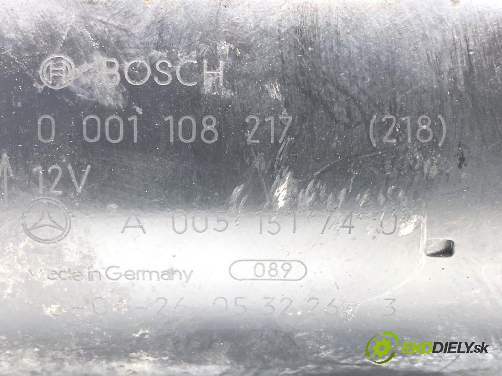 MERCEDES-BENZ W169 liftback 2005 80 kW A 180 CDI (169.007, 169.307) 1991 startér 0001108217 (Startér)