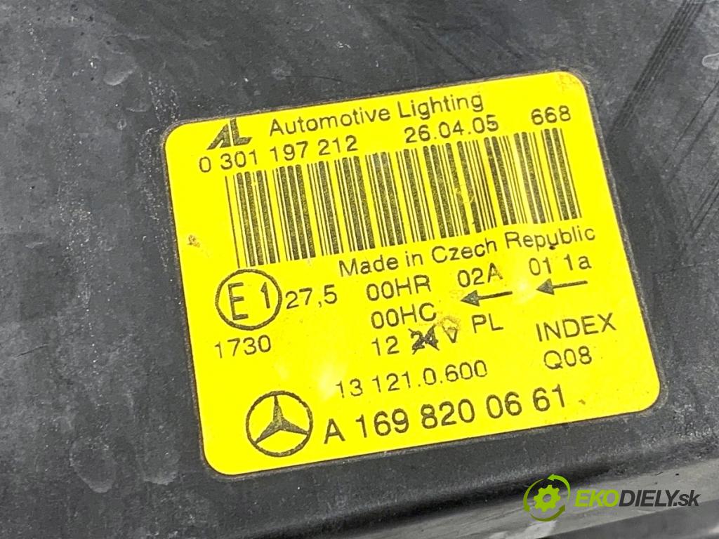MERCEDES-BENZ W169 liftback 2005 80 kW A 180 CDI (169.007, 169.307) 1991 světlomet pravý přední část A1698200661