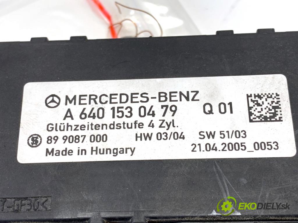 MERCEDES-BENZ W169 liftback 2005 80 kW A 180 CDI (169.007, 169.307) 1991 relé svíček žhavení A6401530479 (Relé)