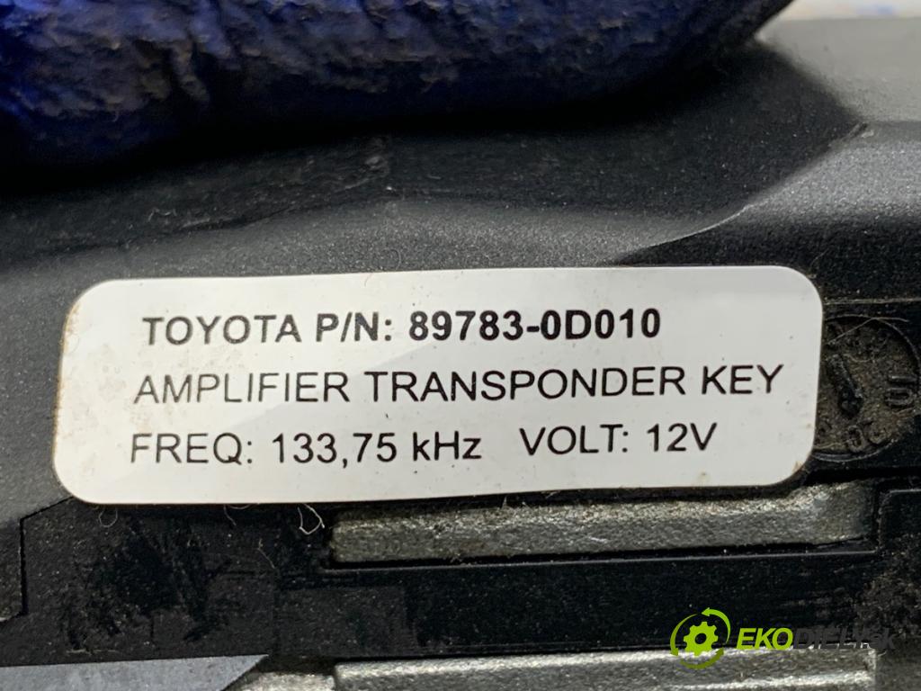 TOYOTA YARIS I liftback 2003 48 kW 1.0 (SCP10_) 998 spínačka 89783-0D010 (Spínací skříňka)
