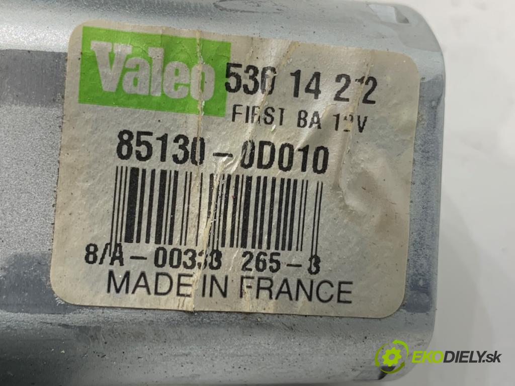 TOYOTA YARIS I liftback 2003 48 kW 1.0 (SCP10_) 998 motor stěračů zadní část 85130-0D010