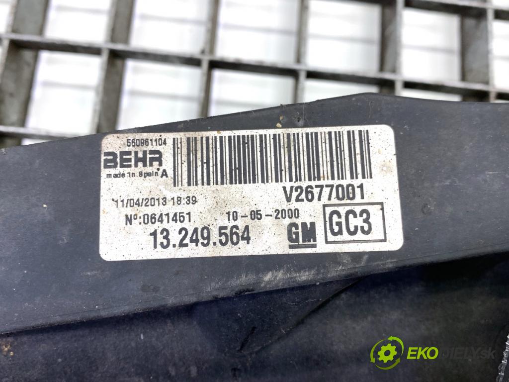 OPEL CORSA D liftback 2013 63 kW 1.2 (L08, L68) 1229 Ventilátor chladiča 13249564 (Ventilátor)