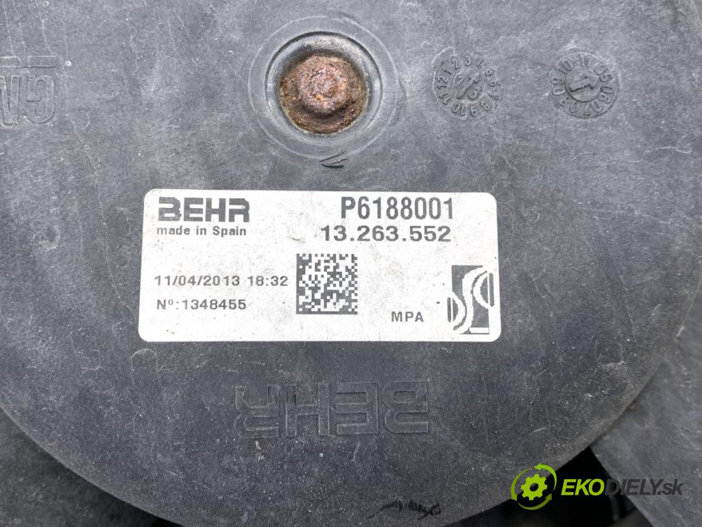 OPEL CORSA D liftback 2013 63 kW 1.2 (L08, L68) 1229 Ventilátor chladiča 13249564 (Ventilátor)