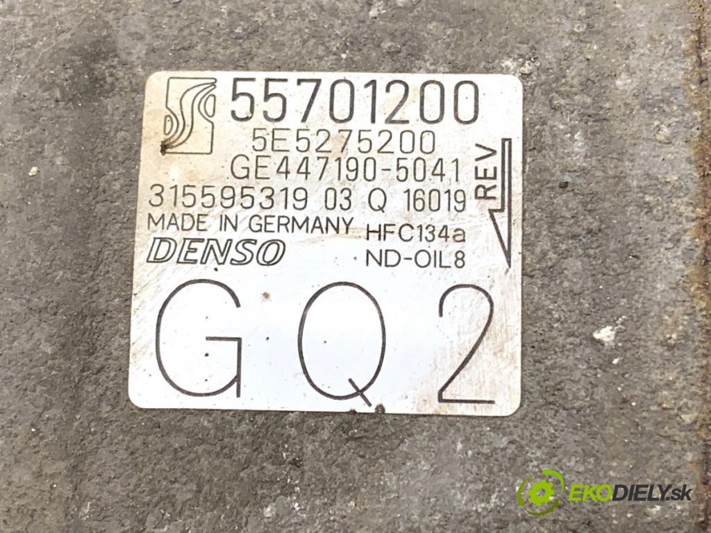 OPEL CORSA D liftback 2013 63 kW 1.2 (L08, L68) 1229 Kompresor klimatizácie 55701200 (Kompresor klimatizácie)