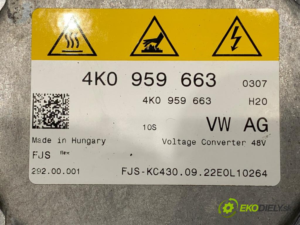 AUDI A6 C8 Kombi 2022 441 kW RS6 Mild Hybrid quattro 3996 Modul Menič NAPÄTIA: 4K0959663 (Elektrosúčasti ostatné)