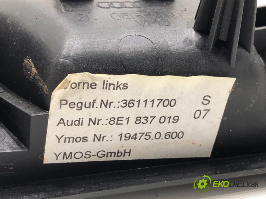 AUDI A4 B6 sedan 2000 96 kW 2.0 1984 Kľučka vnútorná ľavy predný 8E1837019
