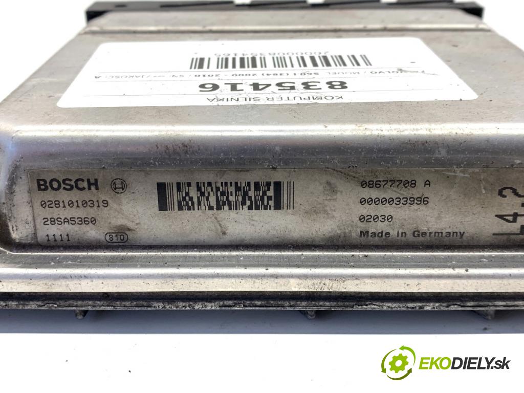 VOLVO S60 I sedan 2002 120 kW 2.4 D 2400 riadiaca jednotka Motor 08677708 (Riadiaca jednotka)