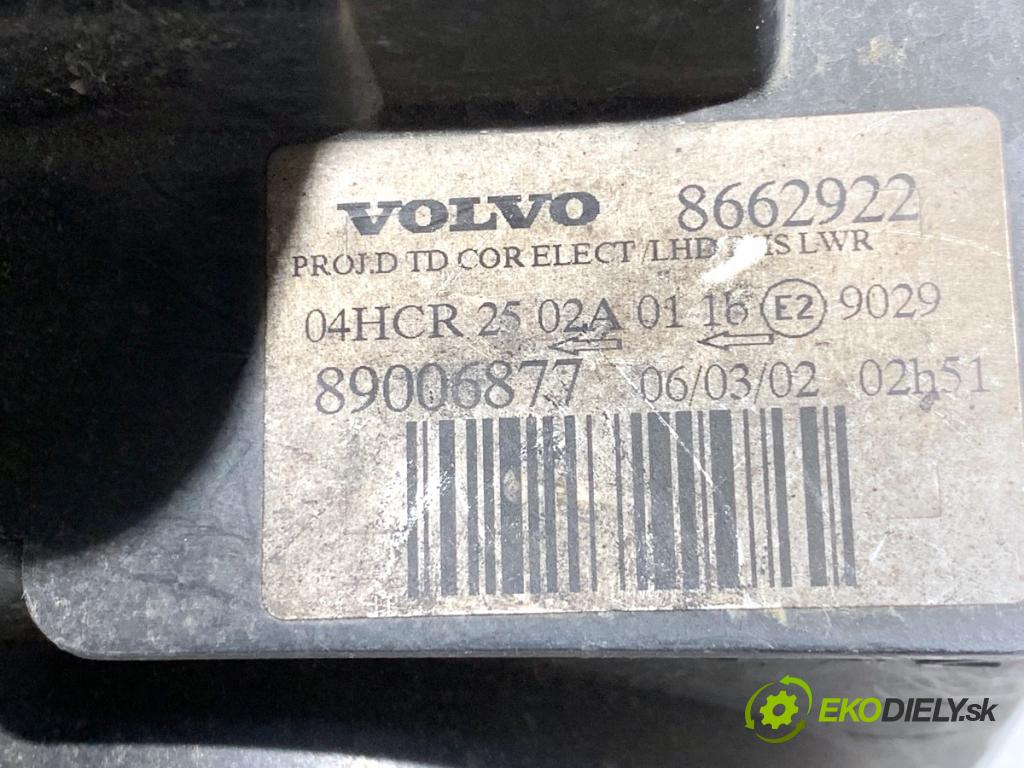 VOLVO S60 I sedan 2002 120 kW 2.4 D 2400 světlomet pravý přední část 8662922