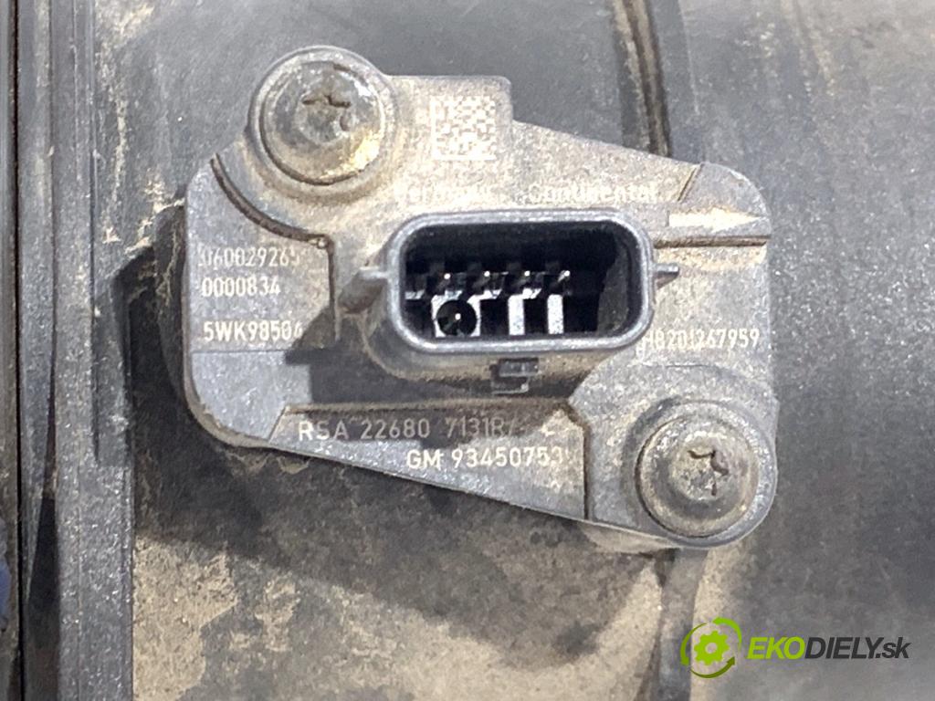 OPEL MOVANO B Platforma / podwozie 2019 96 kW 2.3 CDTI FWD (EV, HV, UV) 2298 Váha vzduchu 165765213R (Váha vzduchu)