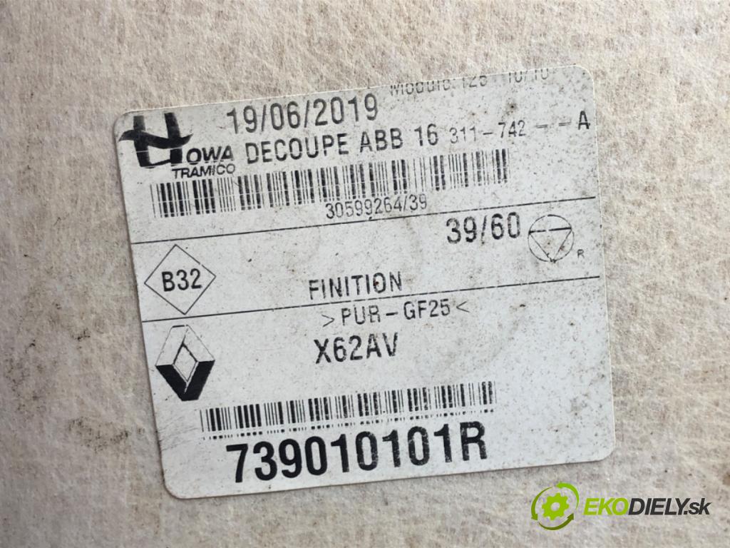 OPEL MOVANO B Platforma / podwozie 2019 96 kW 2.3 CDTI FWD (EV, HV, UV) 2298 stropní tapacír přední část