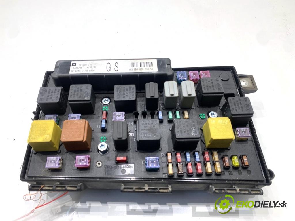 OPEL ASTRA H Kombi 2005 110 kW 1.9 CDTI (L35) 1910 Skrinka poistková 13206746 (Poistková skrinka)