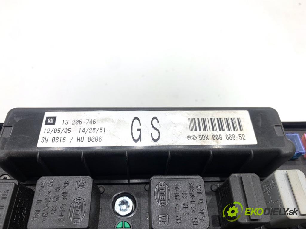 OPEL ASTRA H Kombi 2005 110 kW 1.9 CDTI (L35) 1910 Skrinka poistková 13206746 (Poistková skrinka)