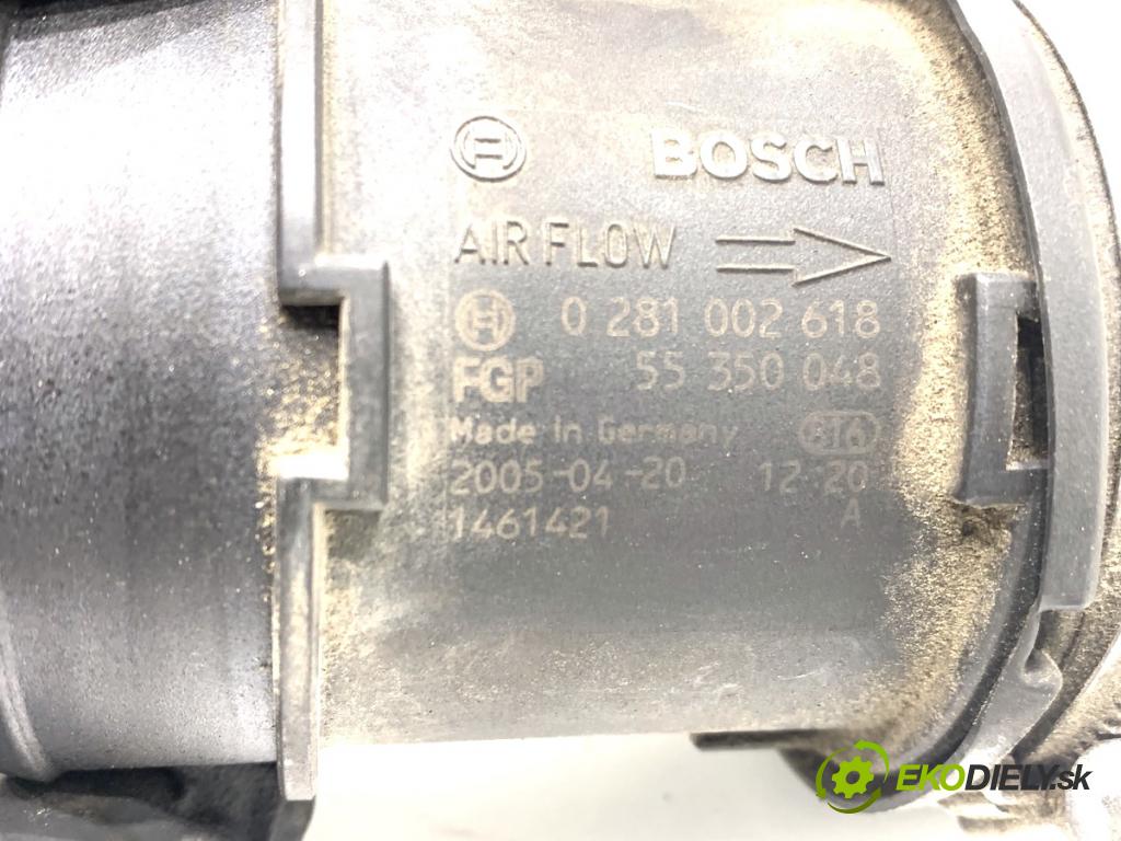 OPEL ASTRA H Kombi 2005 110 kW 1.9 CDTI (L35) 1910 váha vzduchu 55350048 0281002618 (Snímač hmotnosti vzduchu)