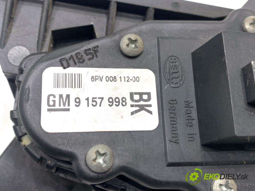 OPEL ASTRA H Kombi 2005 110 kW 1.9 CDTI (L35) 1910 potenciometr plynového pedálu 9157998 (Potenciometr plynového pedálu)