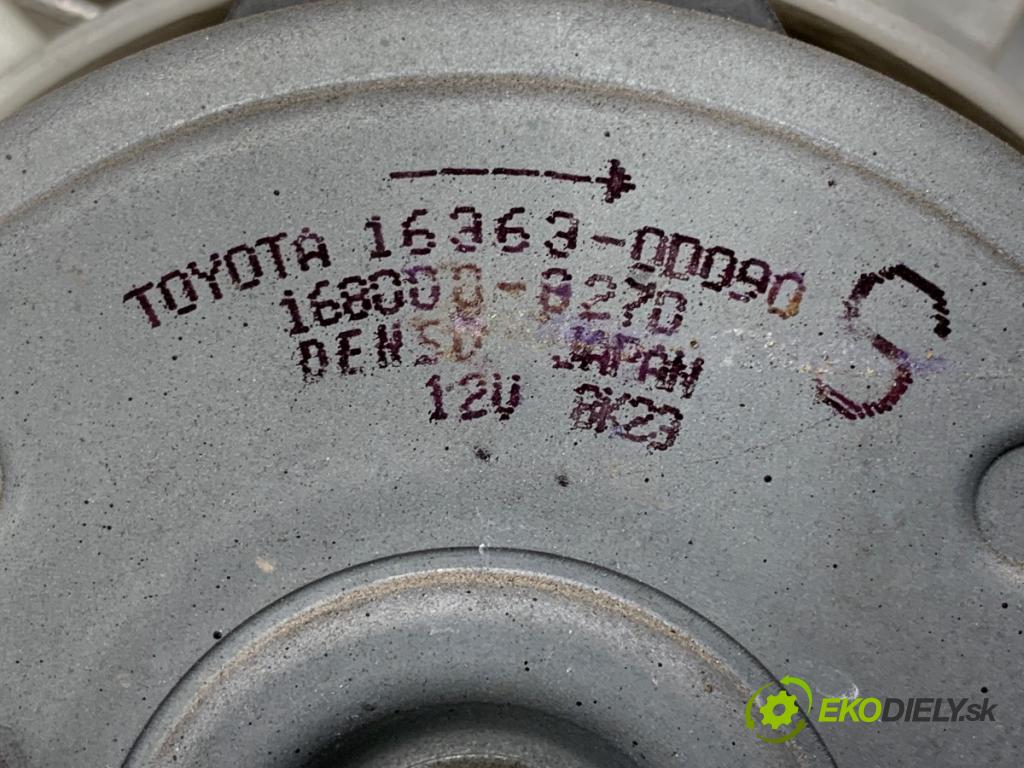 TOYOTA YARIS II liftback 2009 74 kW 1.33 VVT-i (NSP90_) 1329 Ventilátor chladiča 16363-0D090 (Ventilátor)