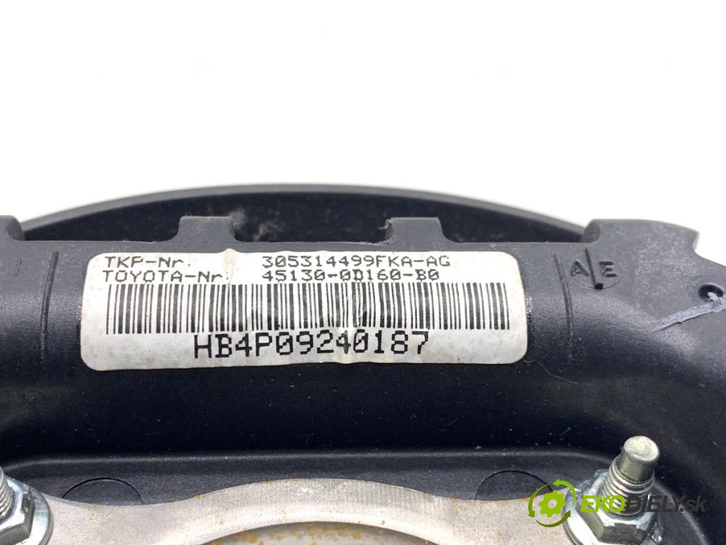 TOYOTA YARIS II liftback 2009 74 kW 1.33 VVT-i (NSP90_) 1329 AirBag volantu 45130-0D160-B0 (Airbag)