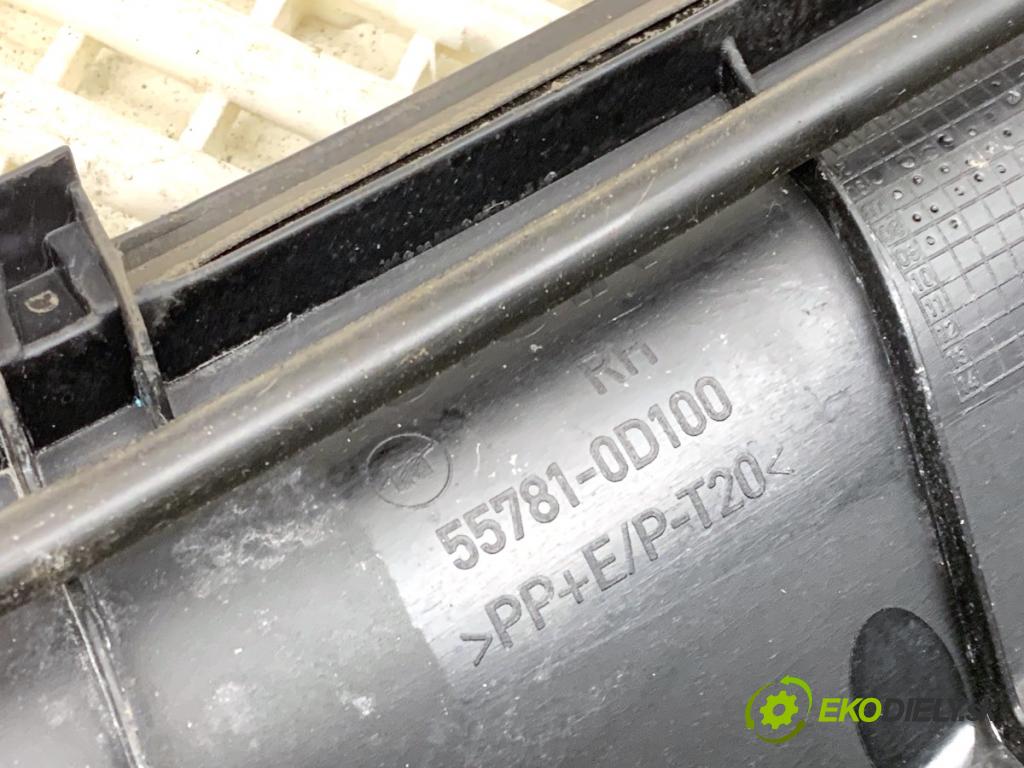 TOYOTA YARIS II liftback 2009 74 kW 1.33 VVT-i (NSP90_) 1329 Torpédo, plast pod čelné okno 55781-0D100 (Torpédo (plast pod čelným sklom))