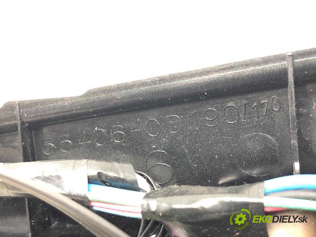 TOYOTA YARIS II liftback 2009 74 kW 1.33 VVT-i (NSP90_) 1329 Panel ovládania kúrenia 55406-0D190 (Prepínacie páčky pod volantom)