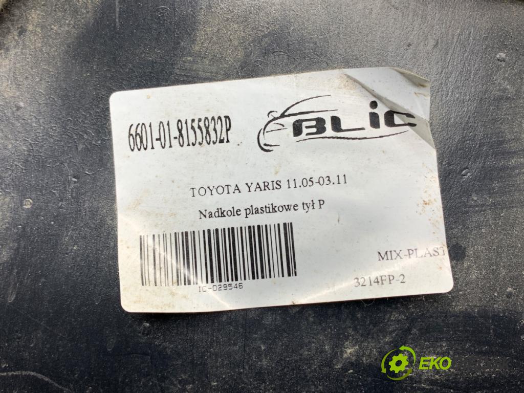 TOYOTA YARIS II liftback 2009 74 kW 1.33 VVT-i (NSP90_) 1329 podblatník pravý zadní část