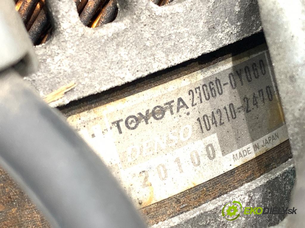TOYOTA YARIS II liftback 2009 74 kW 1.33 VVT-i (NSP90_) 1329 Alternátor 27060-0Y060 (Alternátor)