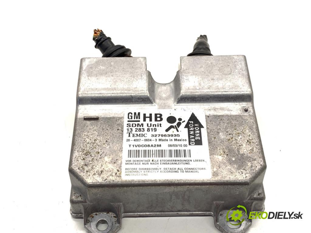 OPEL CORSA D liftback 2010 51 kW 1.2 (L08, L68) 1229 senzor airbag 13283819 (Snímač)