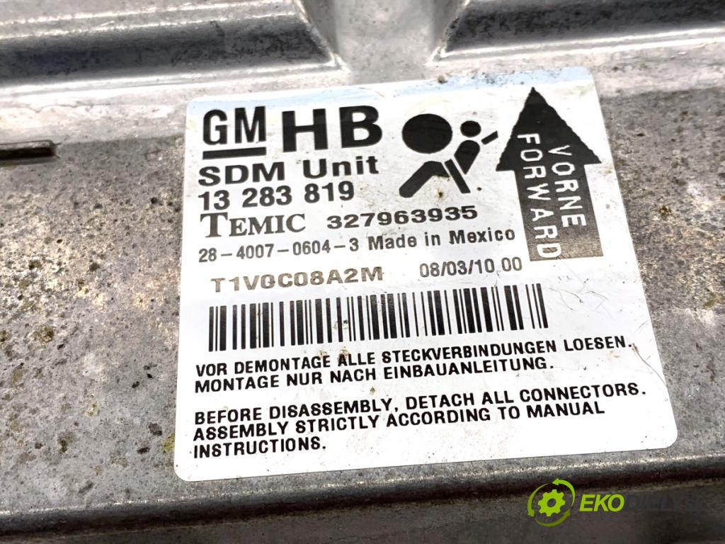 OPEL CORSA D liftback 2010 51 kW 1.2 (L08, L68) 1229 senzor airbag 13283819 (Snímač)