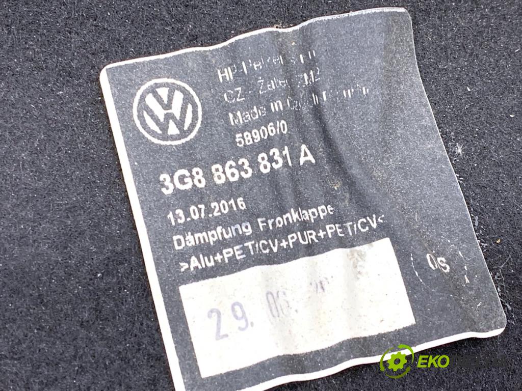 VW ARTEON liftback 2021 235 kW TSI R 1984 Odhlučnenie kapoty 3G8863831A