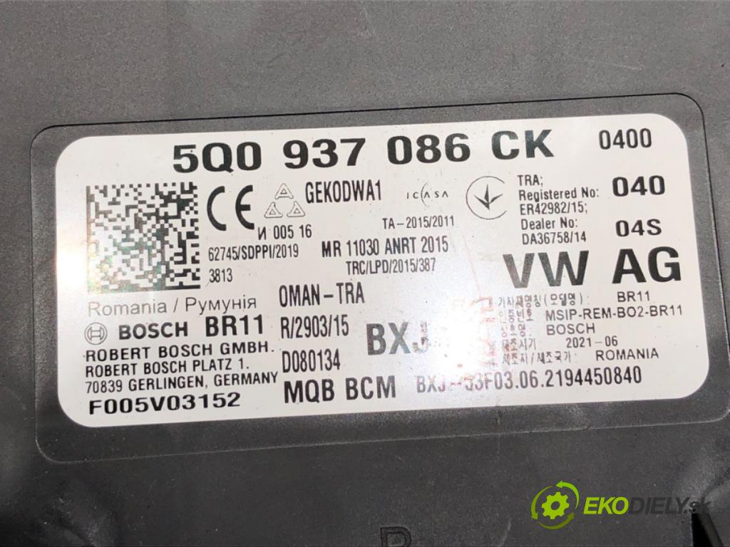 VW ARTEON liftback 2021 235 kW TSI R 1984 Modul BORDNETZ 5Q0937086CK (Riadiaca jednotka ostatné)