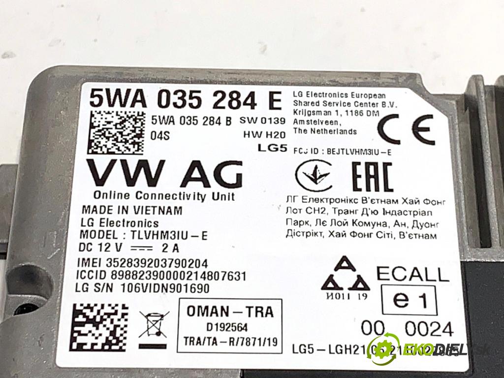 VW ARTEON liftback 2021 235 kW TSI R 1984 Modul BLUETOOTH 5WA035284E (Riadiaca jednotka ostatné)