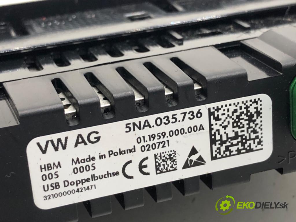 VW ARTEON liftback 2021 235 kW TSI R 1984 HNÍZDO: USB 5NA035736