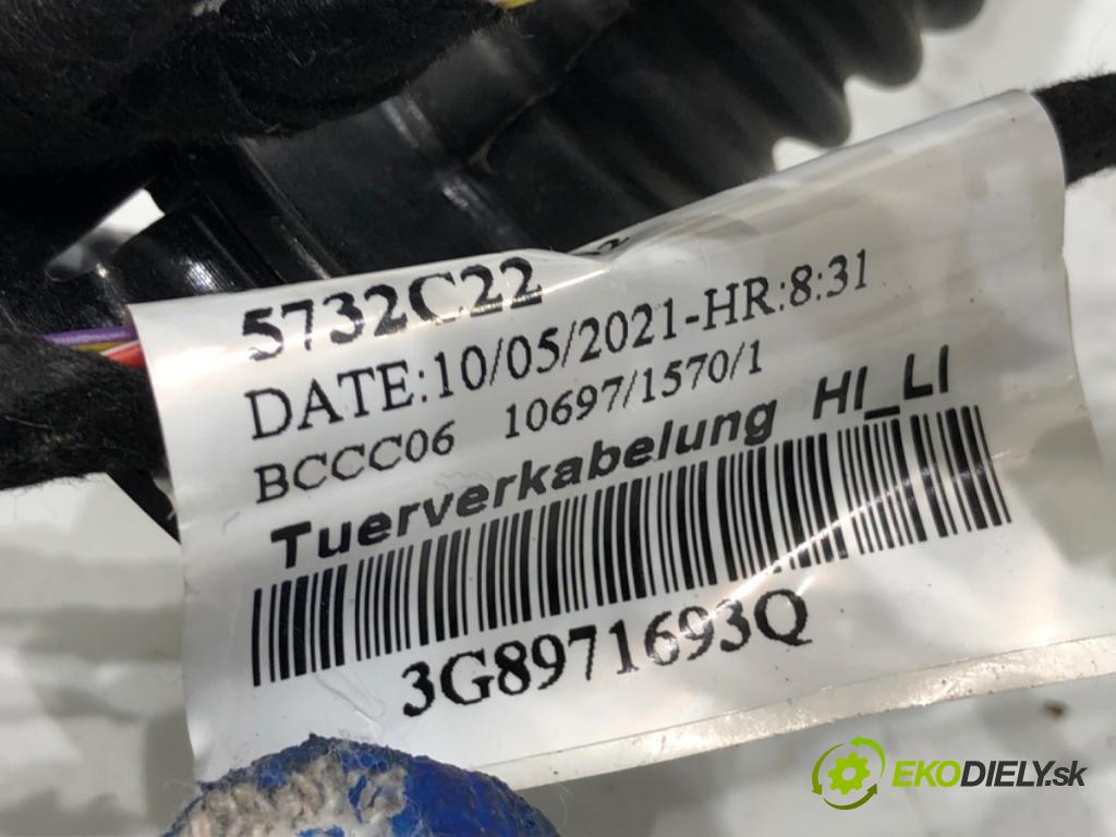 VW ARTEON liftback 2021 235 kW TSI R 1984 káblovačka dveře zadní část levý 3G8971693Q