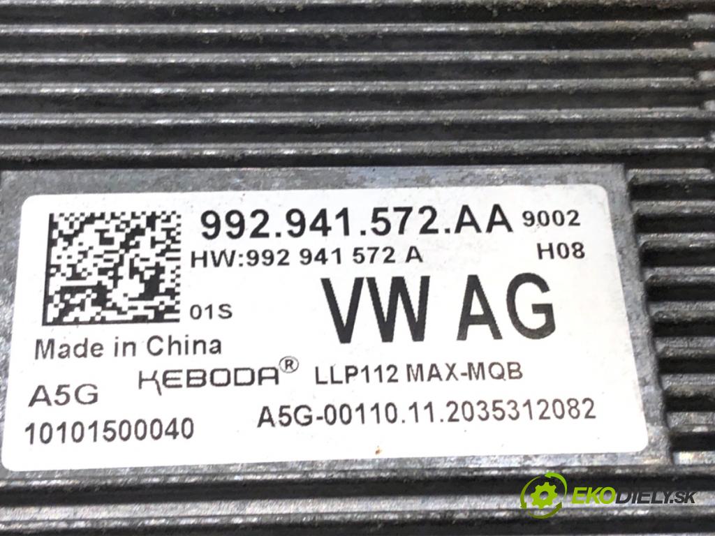 VW ARTEON liftback 2021 235 kW TSI R 1984 měnič XENON 992941572AA (Řídící jednotka xenonu)