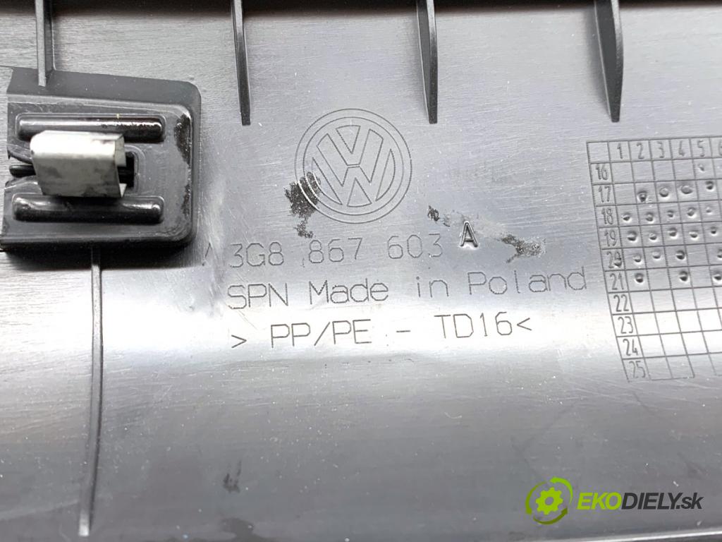 VW ARTEON liftback 2021 235 kW TSI R 1984 tapacír dverí kufra 3G8867601A 3G8867603A