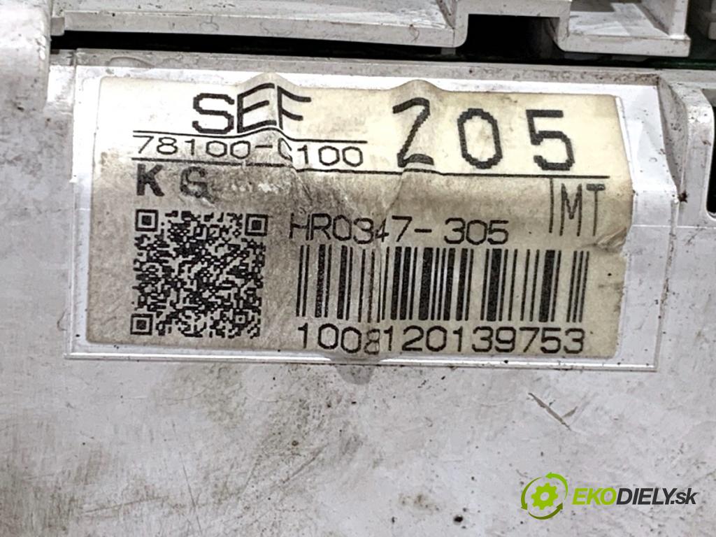 HONDA ACCORD VII sedan 2005 103 kW 2.2 i-CTDi (CN1) 2204 Prístrojovka 78100-G100 (Prístrojová doska)