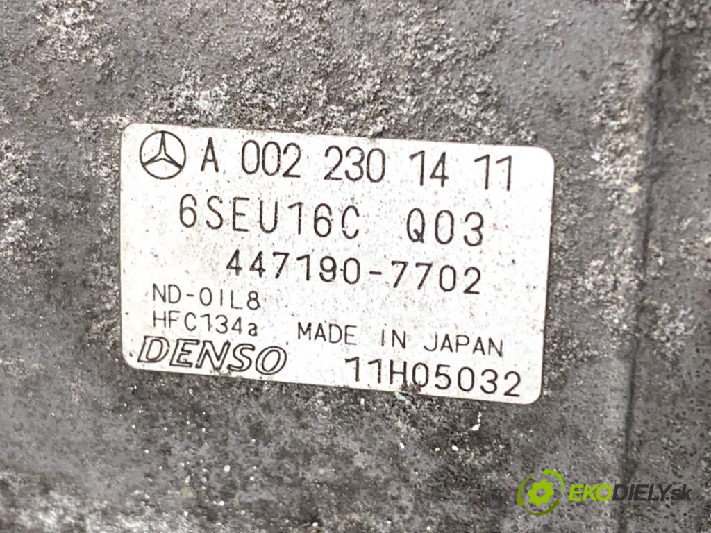 MERCEDES-BENZ W245 liftback 2007 80 kW B 180 CDI (245.207) 1991 Kompresor klimatizácie A0022301411 (Kompresor klimatizácie)