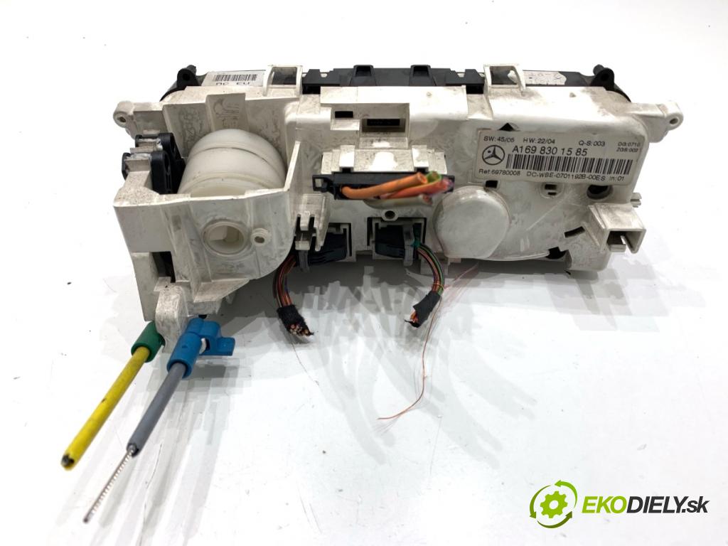 MERCEDES-BENZ W245 liftback 2007 80 kW B 180 CDI (245.207) 1991 Panel ovládania kúrenia A1698301585 (Prepínacie páčky pod volantom)