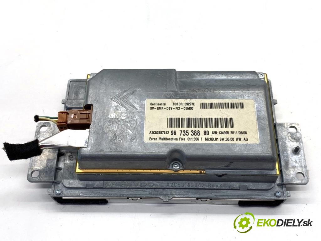 CITROEN C5 III sedan 2011 100 kW 2.0 HDi (RDRHDA) 1997 Dislpej 9673538880 (Prístrojová doska)