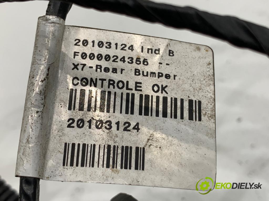 CITROEN C5 III sedan 2011 100 kW 2.0 HDi (RDRHDA) 1997 káblovačka PDC zadní část 20103124