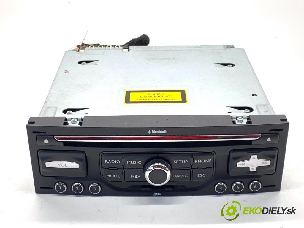 CITROEN C5 III sedan 2011 100 kW 2.0 HDi (RDRHDA) 1997 RADIO 96778659ZD (Audio zariadenie)