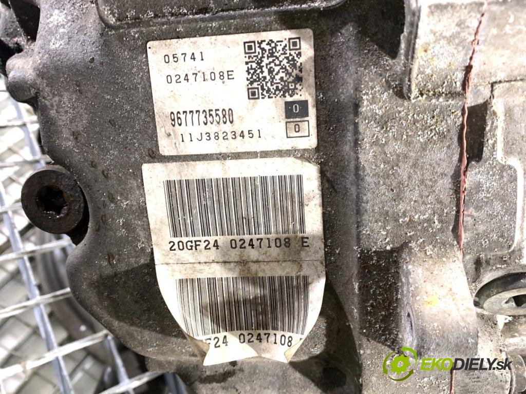 CITROEN C5 III sedan 2011 100 kW 2.0 HDi (RDRHDA) 1997 Prevodovka 20GF24 (Prevodovka)